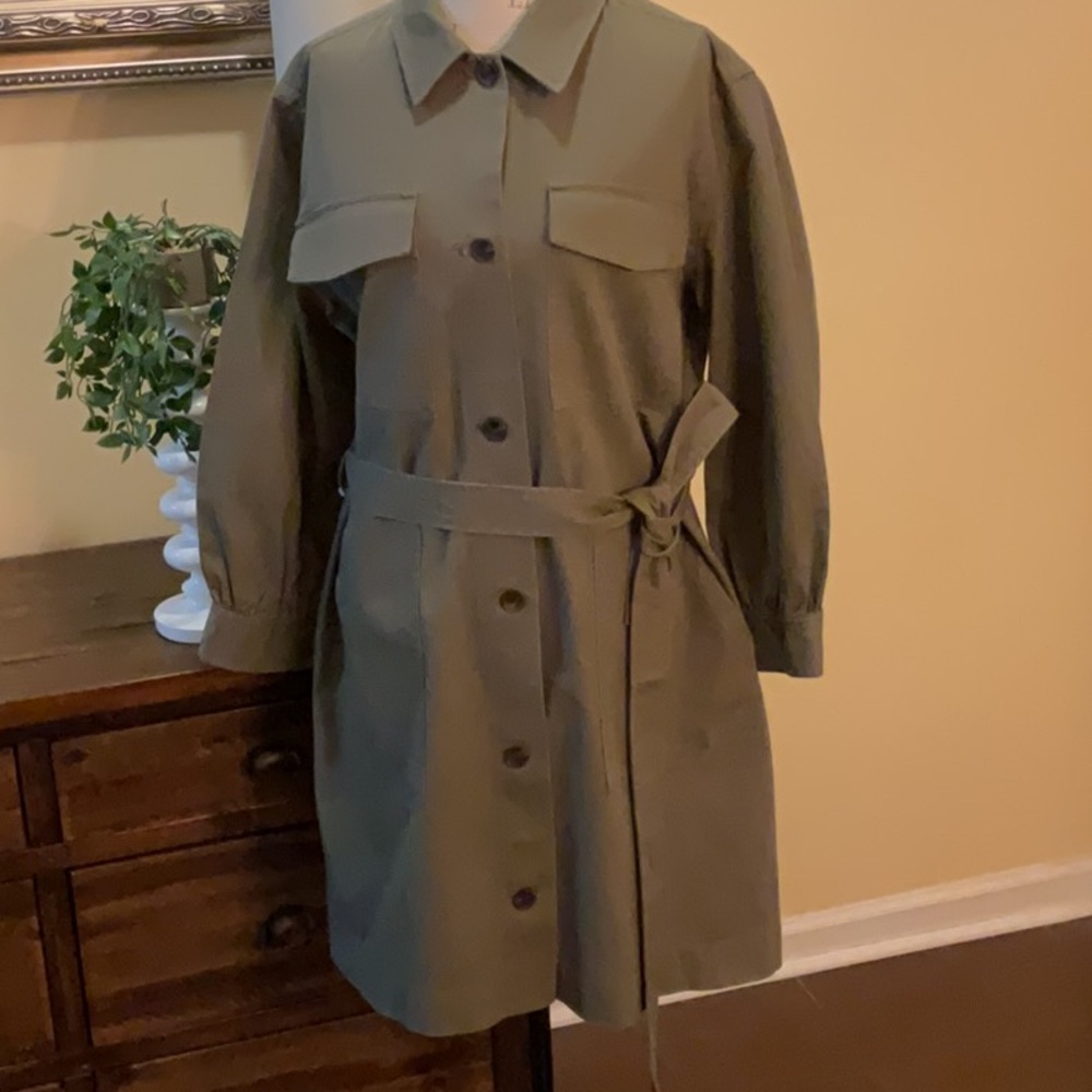 NWT Utility Midi Dress